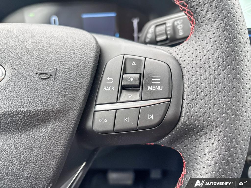 NEW 2025 Ford Escape ST-Line Hybrid - Vapor Blue Exterior / EBONY VINYL/ RED STITCHING Interior - $45,143 - Stock #E50102 - VIN 1FMCU9MZXSUA13070 - Photo 16