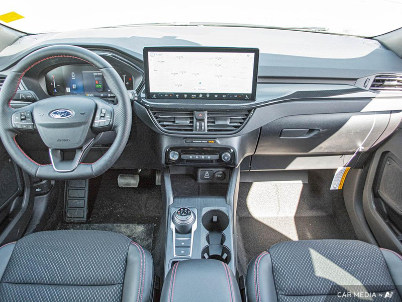 NEW 2025 Ford Escape ST-Line - Vapor Blue Exterior / EBONY VINYL/ RED STITCHING Interior - $38,693 - Stock #E50673 - VIN 1FMCU9MN6SUB09291 - Photo 27