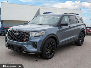 USED 2025 Ford Explorer ST - Vapor Blue Exterior - $56,956 - Stock #D60460A - VIN 1FMWK8GC2SGA49970