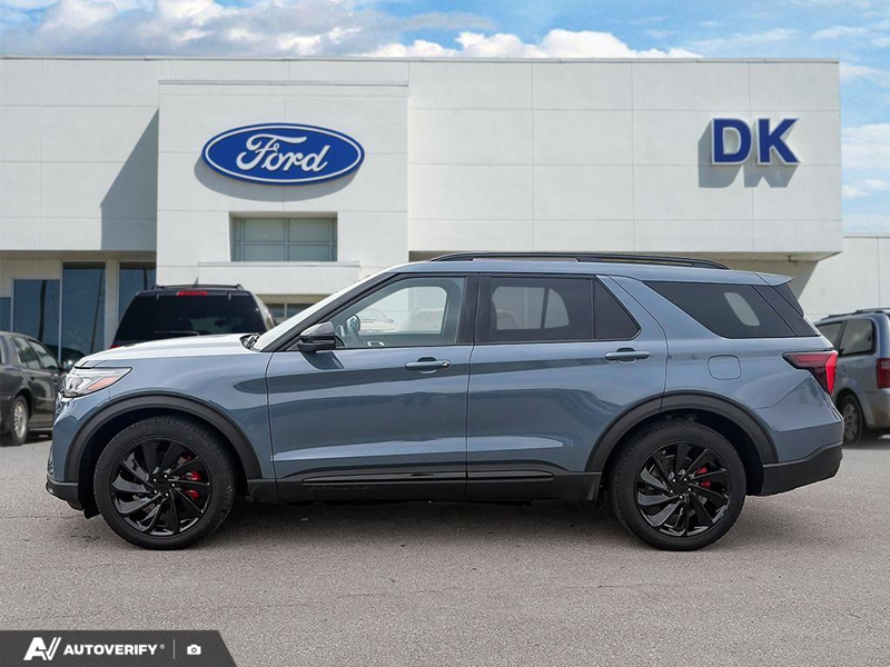 USED 2025 Ford Explorer ST - Vapor Blue Exterior / ONYX ACTIVEX Interior - $56,956 - Stock #D60460A - VIN 1FMWK8GC2SGA49970 - Photo 3