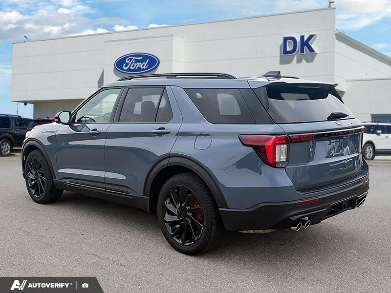 USED 2025 Ford Explorer ST - Vapor Blue Exterior / ONYX ACTIVEX Interior - $56,956 - Stock #D60460A - VIN 1FMWK8GC2SGA49970 - Photo 4