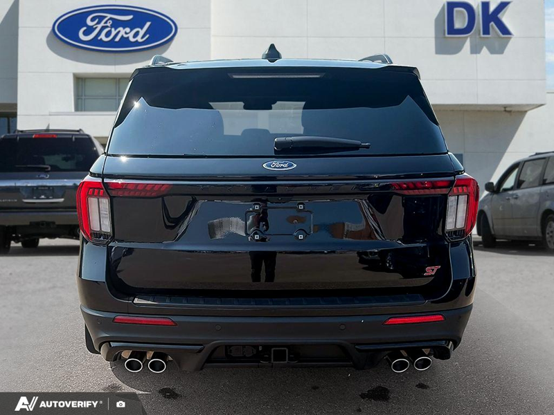 USED 2025 Ford Explorer ST w/Leather, Moonroof, Nav, and More! - Agate Black Exterior / ONYX ACTIVEX Interior - $58,999 - Stock #D60723A - VIN 1FMWK8GC6SGB39784 - Photo 5