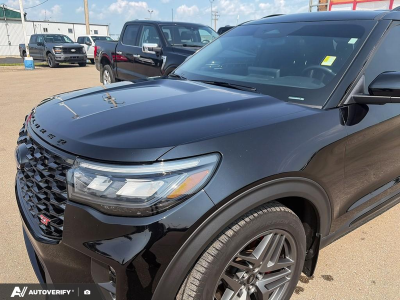 USED 2025 Ford Explorer ST w/Leather, Moonroof, Nav, and More! - Agate Black Exterior / ONYX ACTIVEX Interior - $58,999 - Stock #D60723A - VIN 1FMWK8GC6SGB39784 - Photo 7