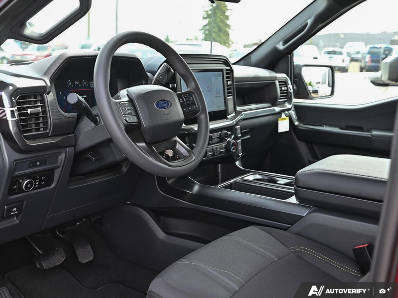 NEW 2025 Ford F-150 LOBO - Rapid Red Tri-coat Metallic Exterior / BLACK STX CLOTH Interior - $62,899 - Stock #E51376 - VIN 1FTEW2L59SFC08241 - Photo 12