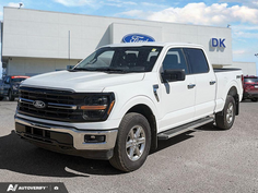 USED 2025 Ford F-150 XLT w/BLIS, FX4 Pkg, and More! - Oxford White Exterior - $55,799 - Stock #DP6439 - VIN 1FTFW3L8XSKD42865