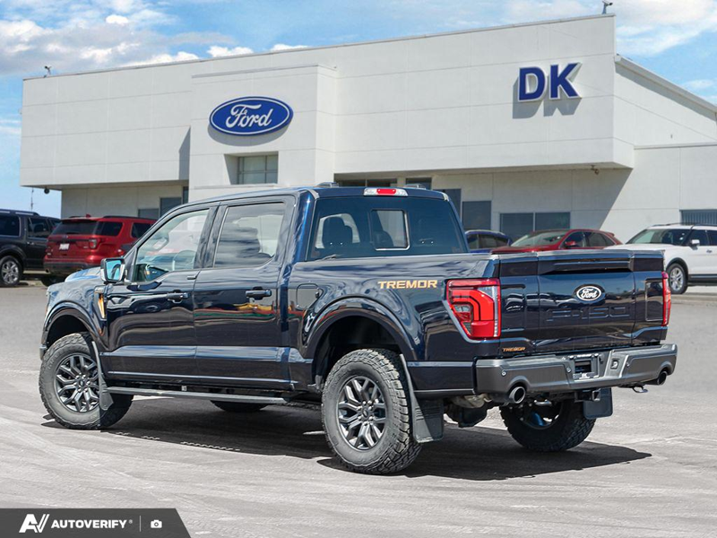 NEW 2025 Ford F-150 Tremor - Antimatter Blue Metallic Exterior / BLACK TREMOR LEATHER Interior - $86,269 - Stock #D51014 - VIN 1FTFW4L52SFC33028 - Photo 4
