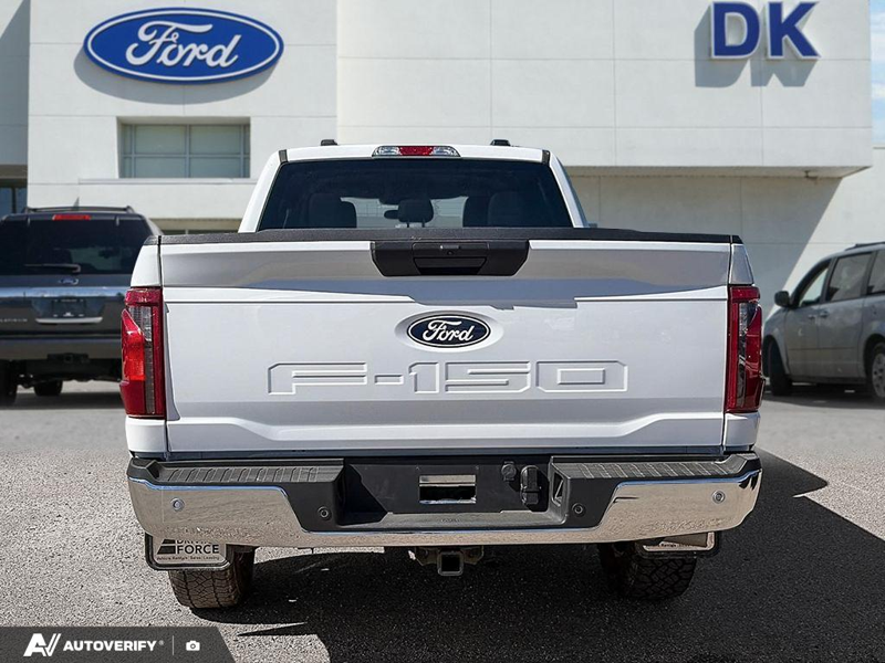 USED 2025 Ford F-150 XLT w/BLIS, FX4 Pkg, and More! - Oxford White Exterior / MEDIUM DARK SLATE Interior - $53,788 - Stock #DP6439 - VIN 1FTFW3L8XSKD42865 - Photo 5
