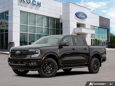 NEW 2025 Ford Ranger Lariat - Shadow Black Exterior - $55,949 - Stock #E51335 - VIN 1FTER4KH9SLE62161