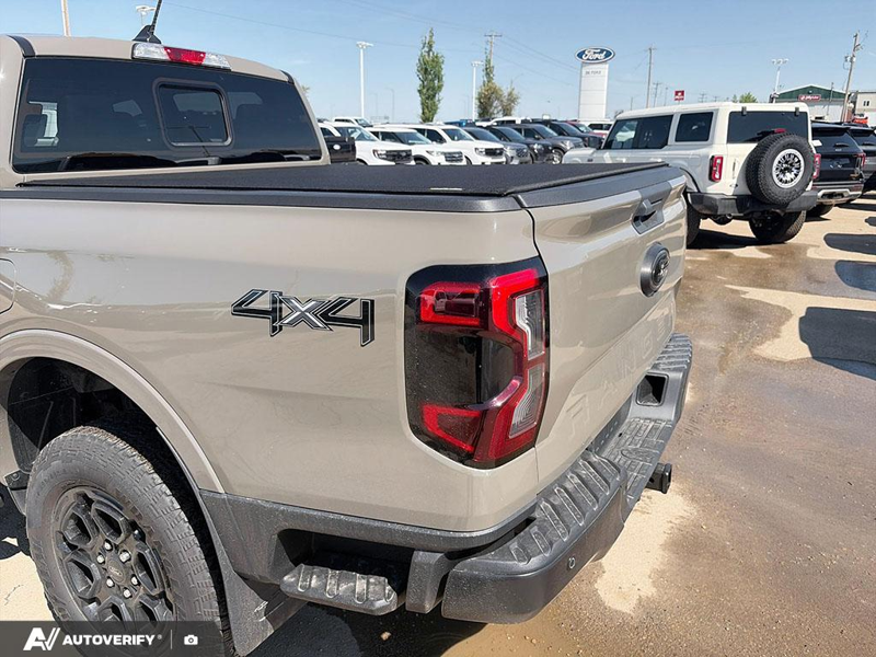 USED 2025 Ford Ranger Lariat - Marsh Gray Exterior / EBONY LEATHER-TRIMMED Interior - $54,999 - Stock #D60677A - VIN 1FTER4KH5SLE63372 - Photo 8