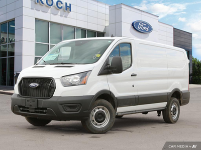 NEW 2025 Ford Transit Cargo Van T-250 Low Roof - Oxford White Exterior - $56,372 - Stock #E50140 - VIN 1FTBR1Y80SKA00280