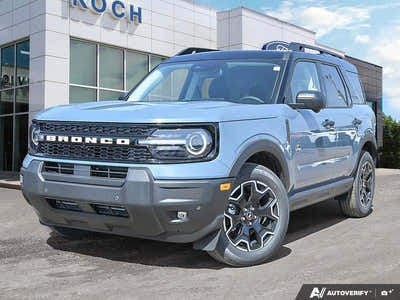 NEW 2026 Ford Bronco Sport Outer Banks - Azure Grey Metallic Tri-coat Exterior - $44,899 - Stock #E60569 - VIN 3FMCR9CN9TRE37476