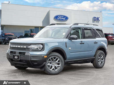NEW 2026 Ford Bronco Sport Big Bend - Azure Grey Metallic Tri-coat Exterior - $38,498 - Stock #D60558 - VIN 3FMCR9BN9TRE38158