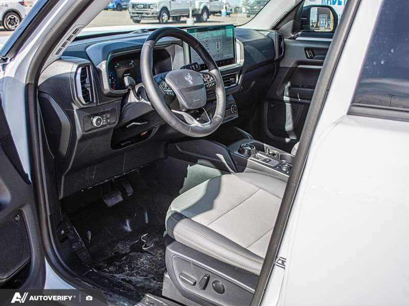 NEW 2026 Ford Bronco Sport Badlands - Oxford White Exterior / DARK SPACE GREY LEATHER Interior - $51,303 - Stock #D60807 - VIN 3FMCR9DA8TRF31909 - Photo 13