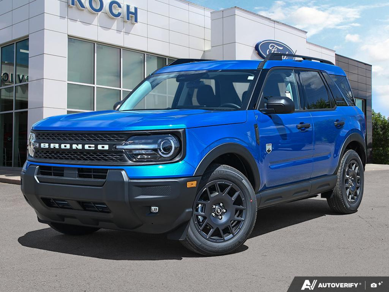 NEW 2026 Ford Bronco Sport Big Bend - Velocity Blue Metallic Exterior / LIGHT SMOKED TRUFFLE Interior - $38,023 - Stock #E60695 - VIN 3FMCR9BN8TRE70535 - Photo 1