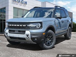 NEW 2026 Ford Bronco Sport Badlands - Azure Grey Metallic Tri-coat Exterior - $55,490 - Stock #E60762 - VIN 3FMCR9DA8TRE68987