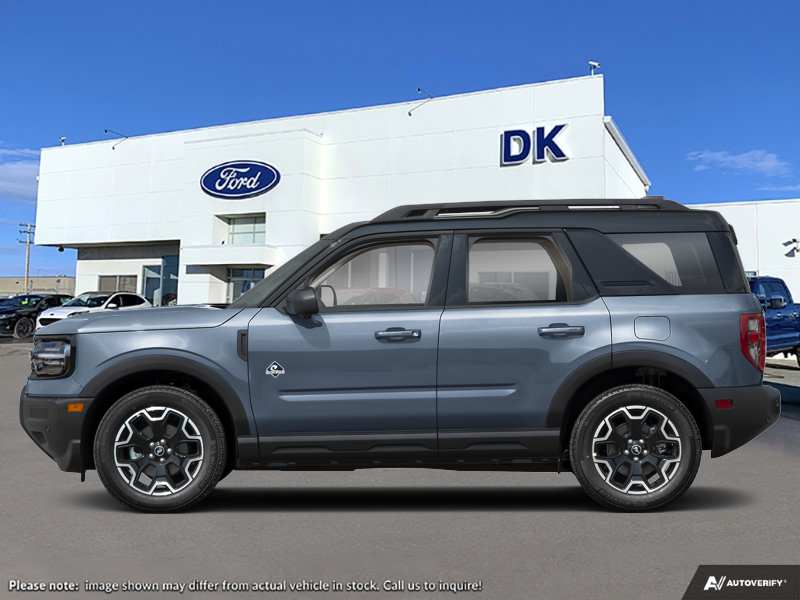 NEW 2026 Ford Bronco Sport Outer Banks - Azure Grey Metallic Tri-coat Exterior / EBONY/ROAST, PREMIUM TRIMMED HTD FRONT BUCKET SEATS Interior - $43,103 - Stock #D60696 - VIN 3FMCR9CN4TRE86844 - Photo 1