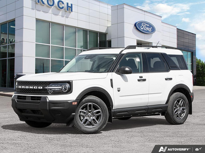 NEW 2026 Ford Bronco Sport Big Bend - Oxford White Exterior - $36,694 - Stock #E60450 - VIN 3FMCR9BN1TRE27798