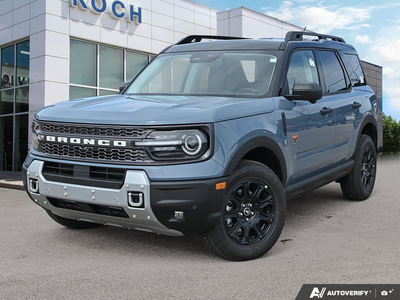 NEW 2026 Ford Bronco Sport Badlands - Azure Grey Metallic Tri-coat Exterior - $47,139 - Stock #E60854 - VIN 3FMCR9DA6TRE86789