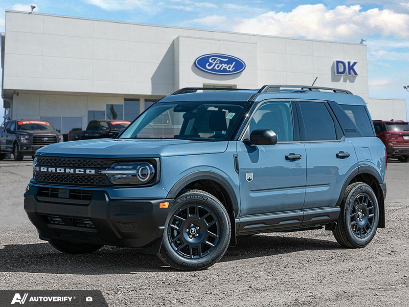 NEW 2026 Ford Bronco Sport Big Bend - Azure Grey Metallic Tri-coat Exterior / MEDIUM LT SMOKED TRUFFLE, CLOTH HEATED FRONT BUCKET SEATS Interior - $39,637 - Stock #D60734 - VIN 3FMCR9BN4TRF02266 - Photo 1