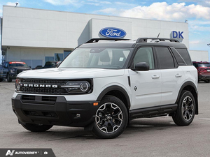 NEW 2026 Ford Bronco Sport Outer Banks - Oxford White Exterior - $43,003 - Stock #D60784 - VIN 3FMCR9CN7TRF12725