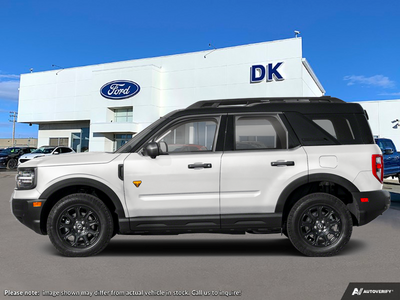 NEW 2026 Ford Bronco Sport Badlands - Oxford White Exterior - $52,819 - Stock #D60807 - VIN 3FMCR9DA8TRF31909