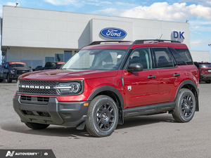NEW 2026 Ford Bronco Sport Big Bend - Ruby Red Metallic Tinted Clearcoat Exterior - $42,709 - Stock #D60804 - VIN 3FMCR9BN3TRF11878