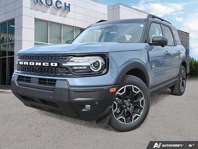 NEW 2026 Ford Bronco Sport Outer Banks - Azure Grey Metallic Tri-coat Exterior - $45,799 - Stock #E61022 - VIN 3FMCR9CN1TRF11750