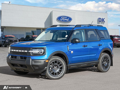 NEW 2026 Ford Bronco Sport Big Bend - Velocity Blue Metallic Exterior - $40,843 - Stock #D60846 - VIN 3FMCR9BN4TRF23988
