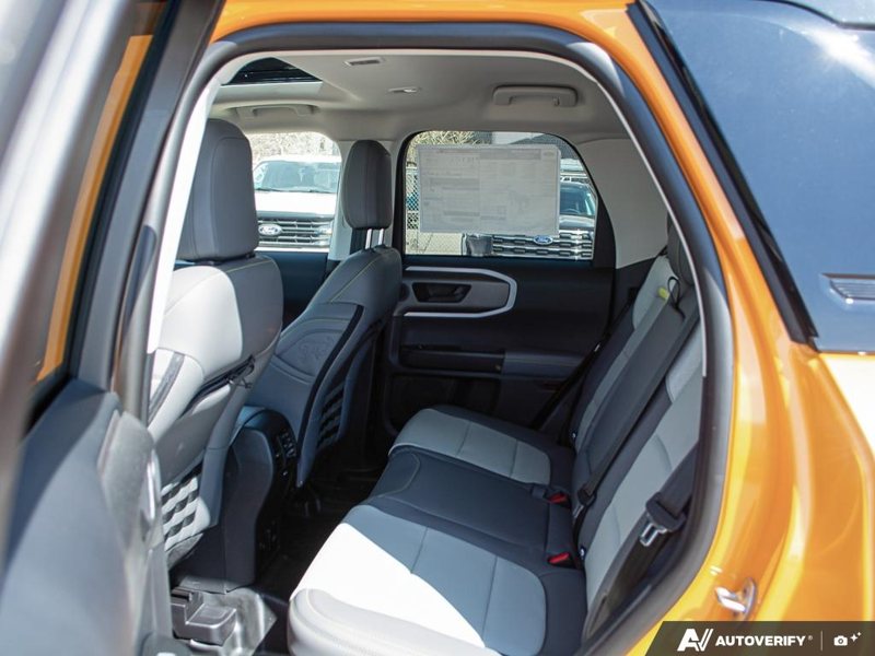 NEW 2026 Ford Bronco Sport Badlands - Orange Fury Metallic Tri-coat Exterior / DARK SPACE GREY LEATHER Interior - $50,370 - Stock #E60241 - VIN 3FMCR9DA8TRE10054 - Photo 25