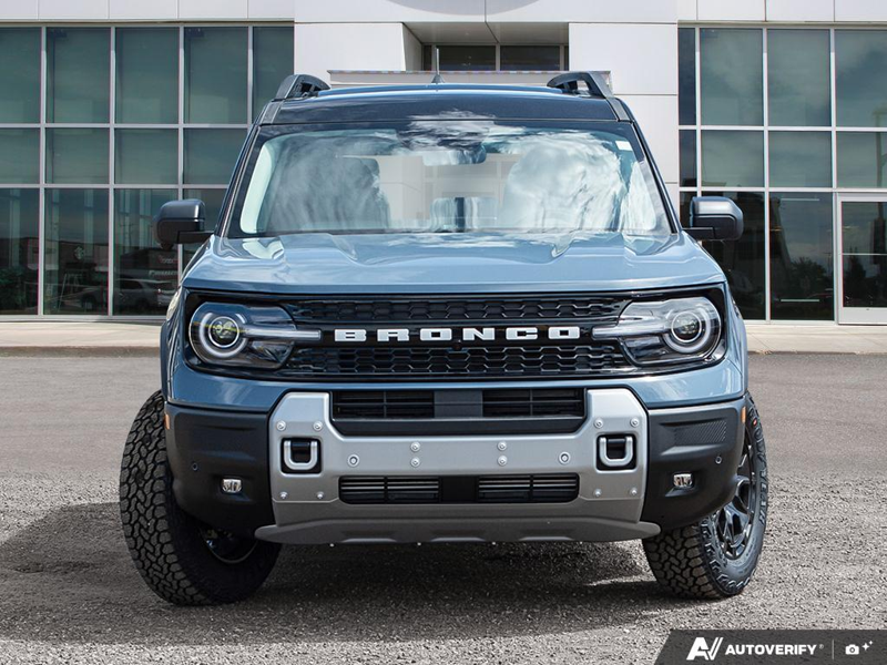 NEW 2026 Ford Bronco Sport Badlands - Azure Grey Metallic Tri-coat Exterior / DARK SPACE GREY LEATHER Interior - $50,333 - Stock #E60646 - VIN 3FMCR9DAXTRE51320 - Photo 2
