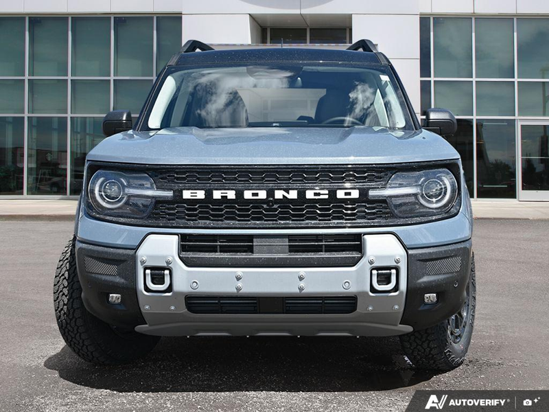 NEW 2026 Ford Bronco Sport Badlands - Azure Grey Metallic Tri-coat Exterior / DARK SPACE GREY LEATHER Interior - $50,990 - Stock #E60762 - VIN 3FMCR9DA8TRE68987 - Photo 2