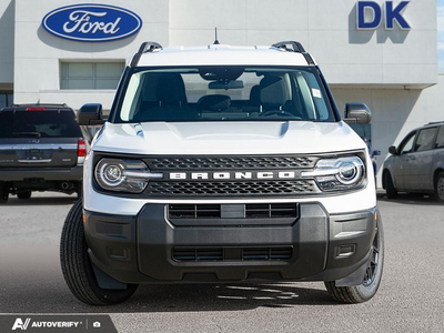 NEW 2026 Ford Bronco Sport Big Bend - Oxford White Exterior - $40,843 - Stock #D60806 - VIN 3FMCR9BN8TRF11942