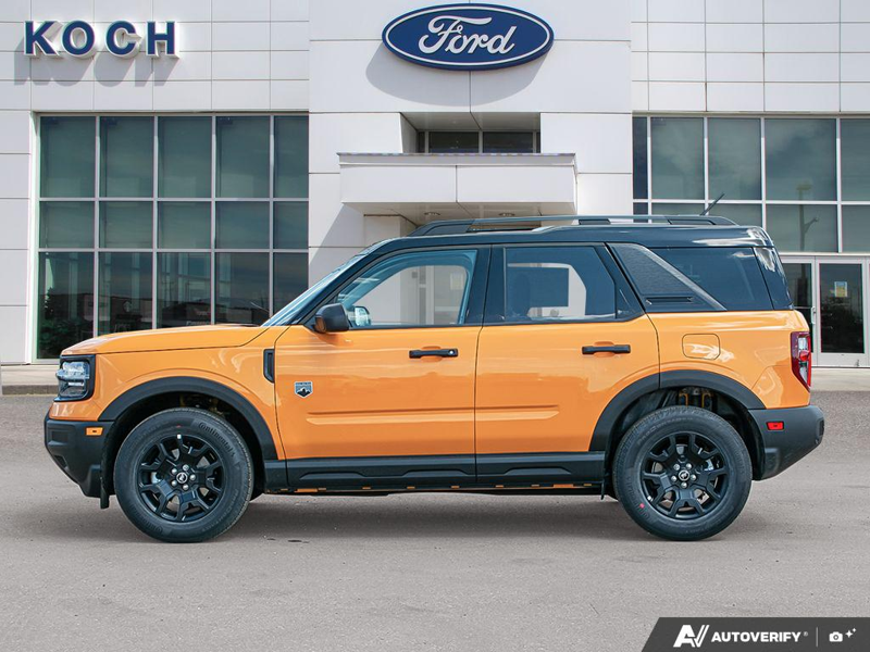 NEW 2026 Ford Bronco Sport Big Bend - Orange Fury Metallic Tri-coat Exterior / EBONY, PREMIUM TRIMMED HTD FR SPORT CONTOUR BUCKET SEATS Interior - $40,604 - Stock #E60242 - VIN 3FMCR9BN6TRE10964 - Photo 3