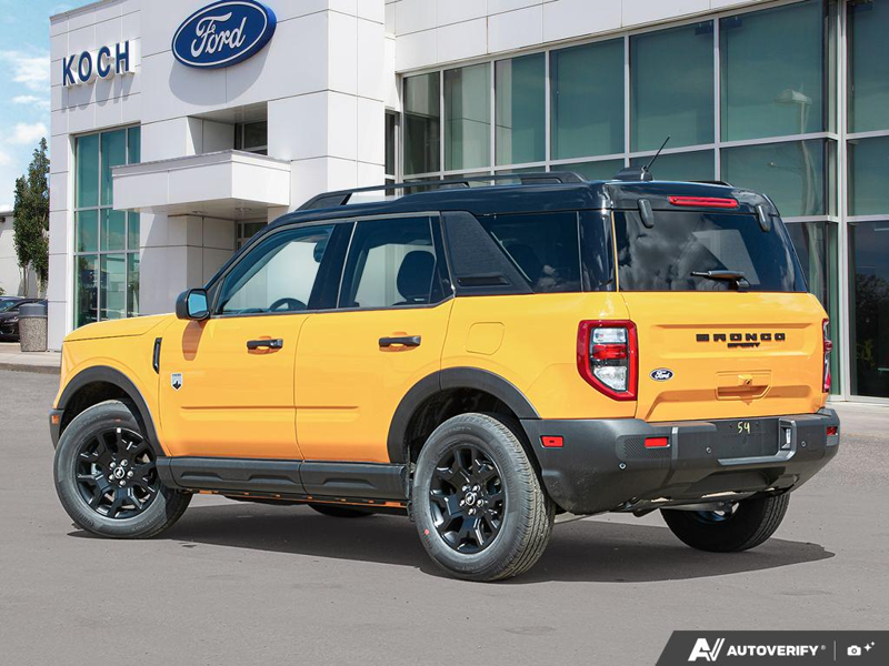NEW 2026 Ford Bronco Sport Big Bend - Orange Fury Metallic Tri-coat Exterior / EBONY, PREMIUM TRIMMED HTD FR SPORT CONTOUR BUCKET SEATS Interior - $40,604 - Stock #E60242 - VIN 3FMCR9BN6TRE10964 - Photo 4