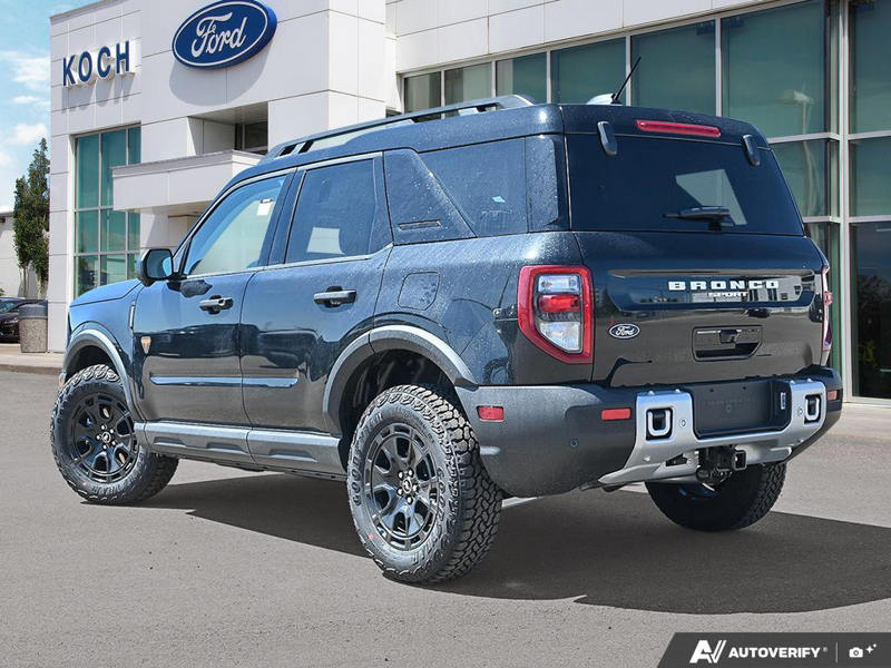 NEW 2026 Ford Bronco Sport Badlands - Shadow Black Exterior / DARK SPACE GREY LEATHER Interior - $50,695 - Stock #E60748 - VIN 3FMCR9DA6TRE69510 - Photo 4