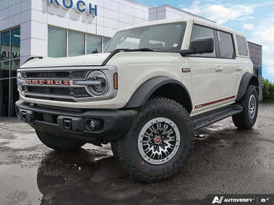NEW 2026 Ford Bronco Outer Banks 60th Anniversary Edition - Wimbledon White Exterior - $88,174 - Stock #E60477 - VIN 1FMEE8BP8TLA54032