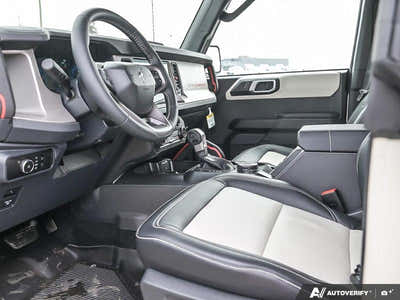 NEW 2026 Ford Bronco Outer Banks 60th Anniversary Edition - BLACK ONYX-LEATHER/VINYL Interior - $88,174 - Stock #E60477 - VIN 1FMEE8BP8TLA54032