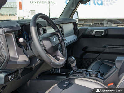NEW 2026 Ford Bronco Outer Banks - BLACK ONYX LEATHER TRIM VINYL Interior - $69,839 - Stock #E60576 - VIN 1FMDE8BH1TLA78970