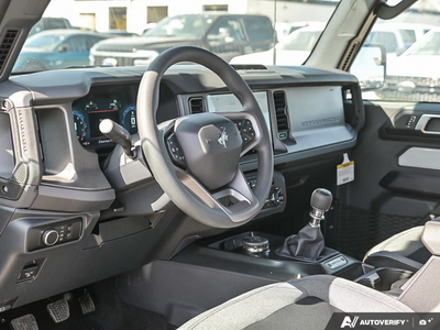 NEW 2026 Ford Bronco Base Sasquatch Manual - BLACK CLOTH GREY Interior - $62,708 - Stock #E60575 - VIN 1FMDE6AH0TLA75175