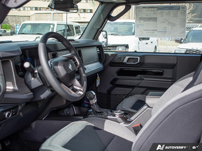 NEW 2026 Ford Bronco Base - BLACK CLOTH GREY Interior - $49,937 - Stock #E60542 - VIN 1FMDE6AH9TLA76647
