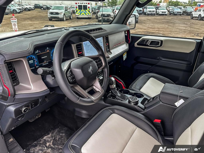 NEW 2026 Ford Bronco Outer Banks 60th Anniversary Edition - BLACK ONYX-LEATHER/VINYL Interior - $73,857 - Stock #E60681 - VIN 1FMEE8BH0TLA92542