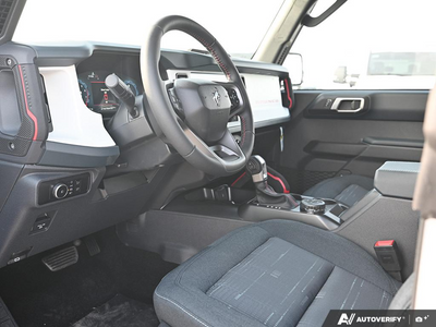 NEW 2026 Ford Bronco Heritage Edition - NAVY PIER, PLAID CLOTH FRONT HEATED BUCKET SEATS Interior - $68,096 - Stock #E61116 - VIN 1FMEE4DP0TLB53272