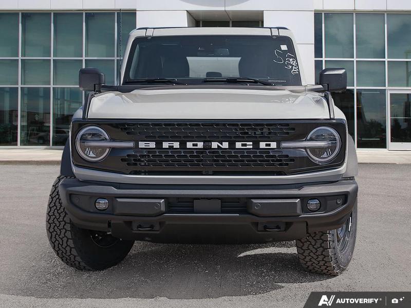 NEW 2026 Ford Bronco Outer Banks - Avalanche Exterior / BLACK ONYX LEATHER TRIM/VINYL Interior - $72,839 - Stock #E60286 - VIN 1FMEE8BP3TLA46727 - Photo 2