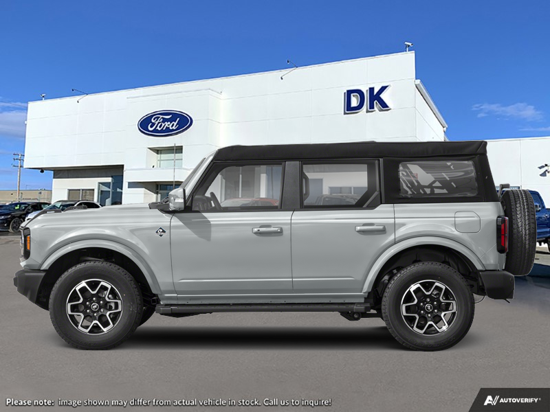 NEW 2026 Ford Bronco Outer Banks - Avalanche Grey Exterior / BLACK ONYX LEATHER TRIM/VINYL Interior - $73,392 - Stock #D60694 - VIN 1FMEE8BPXTLB33704 - Photo 1
