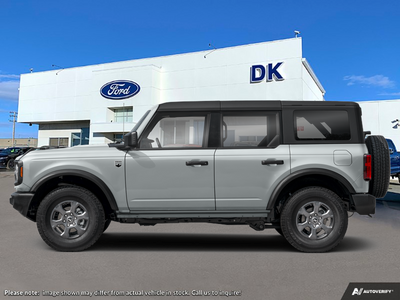 NEW 2026 Ford Bronco Big Bend - Avalanche Grey Exterior - $59,072 - Stock #D60743 - VIN 1FMDE7BH3TLB38452