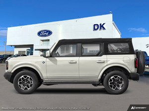 NEW 2026 Ford Bronco Outer Banks - Wimbledon White Exterior - $78,471 - Stock #D60801 - VIN 1FMEE8BP6TLB49561
