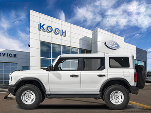 NEW 2026 Ford Bronco Heritage Edition - Oxford White Exterior - $68,096 - Stock #E61116 - VIN 1FMEE4DP0TLB53272