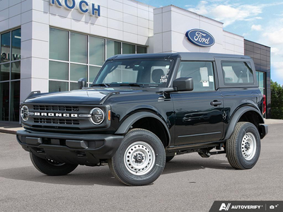 NEW 2026 Ford Bronco Base - Shadow Black Exterior - $49,937 - Stock #E60542 - VIN 1FMDE6AH9TLA76647