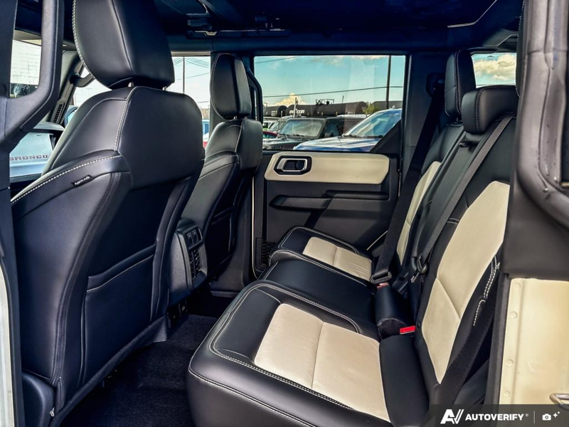 NEW 2026 Ford Bronco Outer Banks 60th Anniversary Edition - Wimbledon White Exterior / BLACK ONYX-LEATHER/VINYL Interior - $78,930 - Stock #E60989 - VIN 1FMEE8BP8TLB22474 - Photo 23