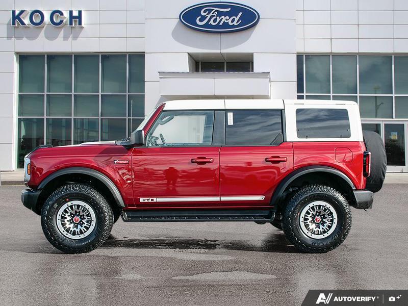 NEW 2026 Ford Bronco Outer Banks 60th Anniversary Edition - Ruby Red Tri-coat Metallic Exterior / BLACK ONYX-LEATHER/VINYL Interior - $86,924 - Stock #E60355 - VIN 1FMEE8BP6TLA60752 - Photo 3